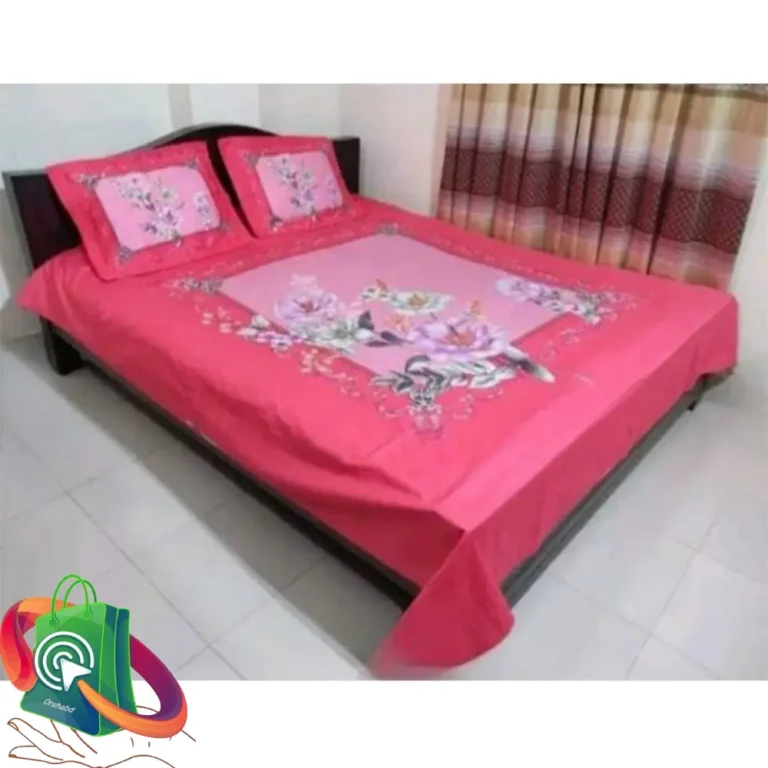 100% Cotton Exclusive King Size Bedsheet With Matching Pillow Covers