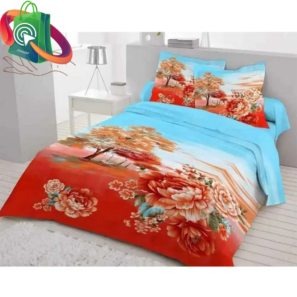 100% Cotton Exclusive King Size Bedsheet With Matching Pillow Covers