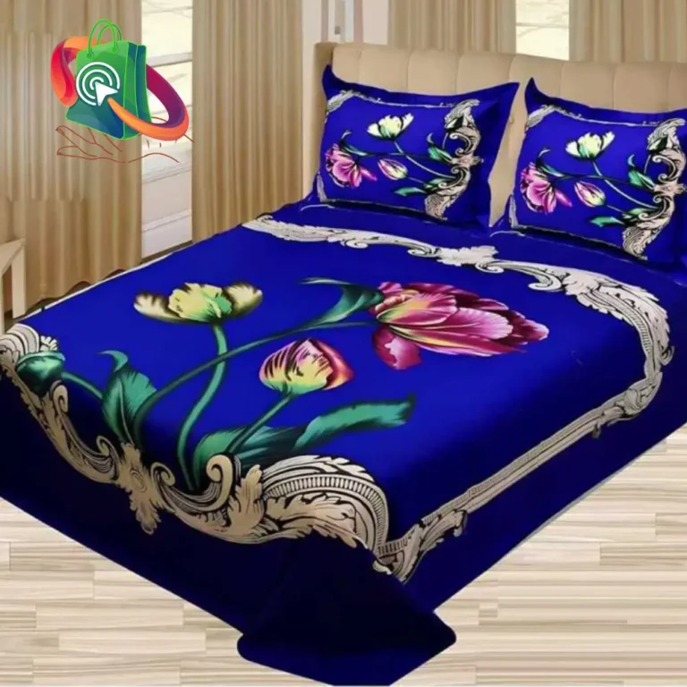 Luxury King size Bed Sheet with Matching Pillow covers