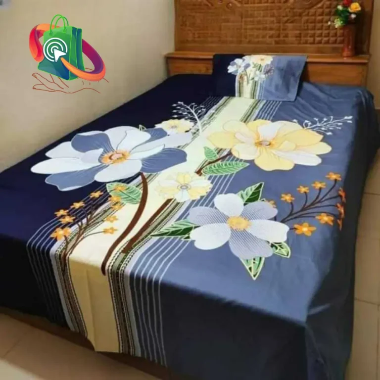 Unique Design Multicolor King Size Bed sheet