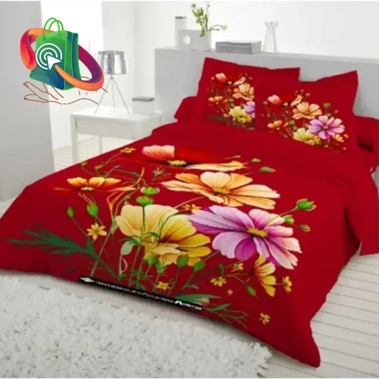 Cotton Unique Design Bedsheet with Pillow covers