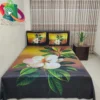 Luxury 3D Design Cotton King Size Bedsheet