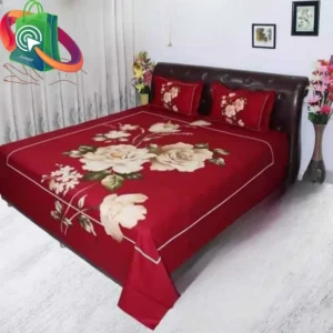 Luxury King size Bed Sheet with Matching Pillow covers