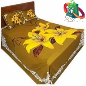 Luxury King size Bed Sheet with Matching Pillow covers