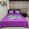 100% Cotton Exclusive King Size Bedsheet With Matching Pillow Covers