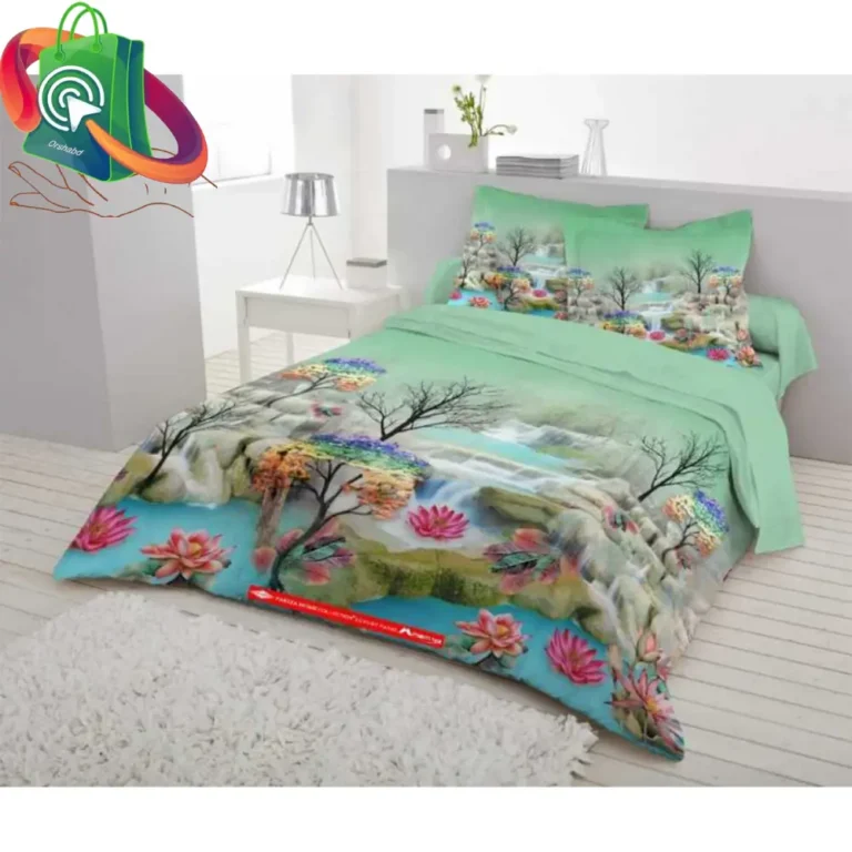 Luxury King size Bed Sheet with Matching Pillow covers