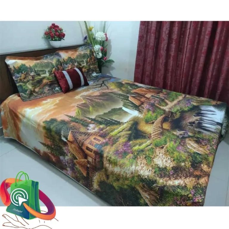 Luxury King size Bed Sheet with Matching Pillow covers