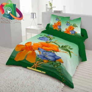 Luxury King size Bed Sheet with Matching Pillow covers