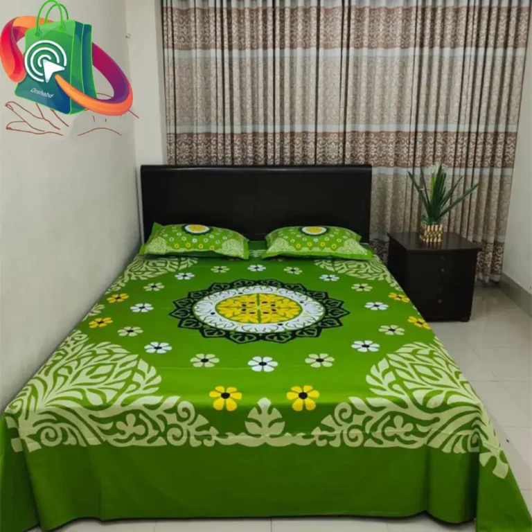 Luxury King size Bed Sheet with Matching Pillow covers