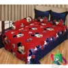 Mickey Mouse Design Cotton King Size Bedsheet