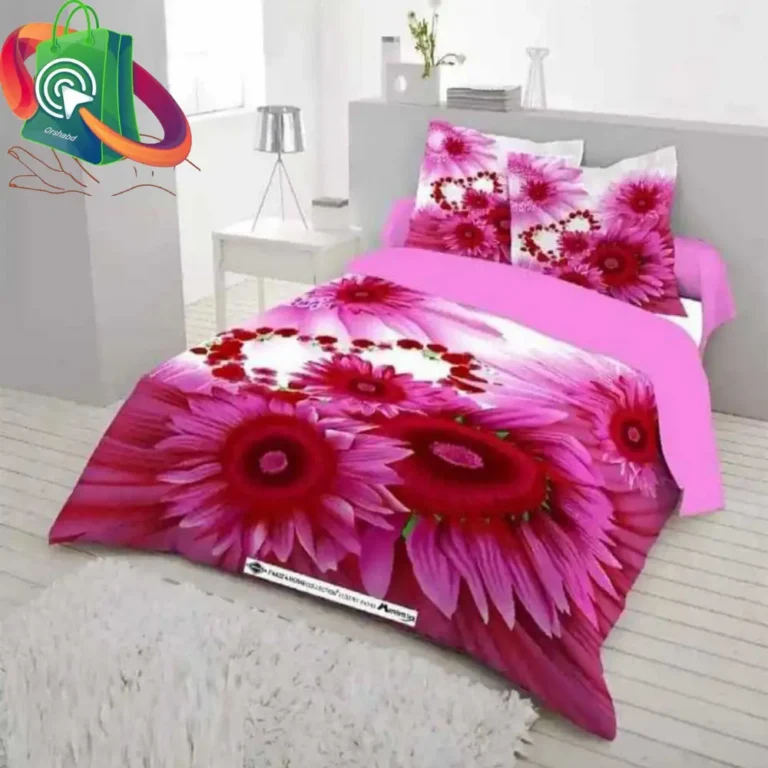 Sunflower Exclusive Cotton King Size Bed sheet